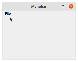 pyqt menubar