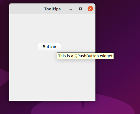 pyqt button tooltip